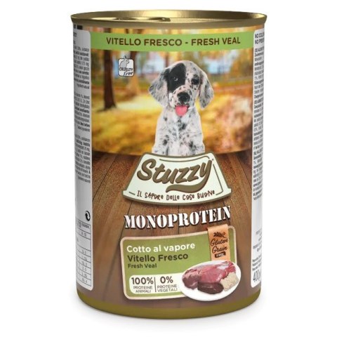 Agras Pet Foods STUZZY Monoprotein PUPPY FRESH VEAL 400g Agras Pet Foods STUZZY Monoprotein PUPPY FRESH VEAL 400g