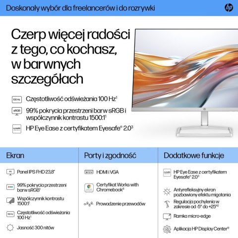 Hewlett-Packard MONITOR HP LED IPS 23,8" 524sw (94C21E9) Hewlett-Packard MONITOR HP LED IPS 23,8" 524sw (94C21E9)