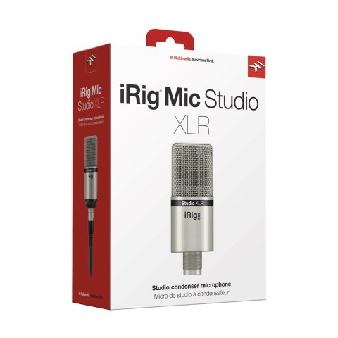 IK MULTIMEDIA IK iRig Mic Studio XLR - Mikrofon pojemnościowy IK MULTIMEDIA IK iRig Mic Studio XLR - Mikrofon pojemnościowy