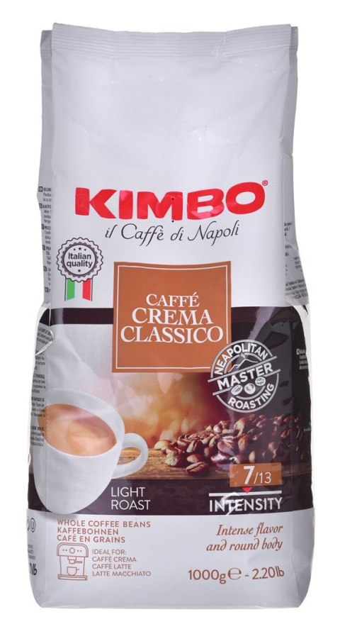 KIMBO Kawa Kimbo Caffe Crema Classico 1 kg ziarnista KIMBO Kawa Kimbo Caffe Crema Classico 1 kg ziarnista