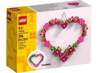 Lego LEGO Okolicznościowe 40638 Ozdoba w kształcie serca
