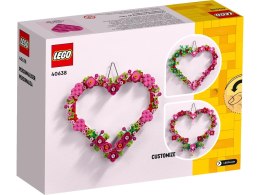 Lego LEGO Okolicznościowe 40638 Ozdoba w kształcie serca