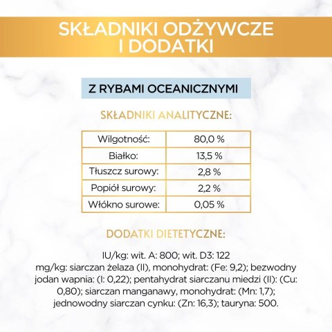 PURINA NESTLE PURINA Gourmet Gold Succulent Delights Ryba oceaniczna - mokra karma dla kota - 85 g