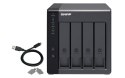 QNAP Qnap TR-004 Expansion unit ,Tower, 4x 3.5" SATA HDD, USB 3.0 type-C hardware RAID external enclosure (USB-C to USB-A cable inclu
