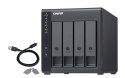 QNAP Qnap TR-004 Expansion unit ,Tower, 4x 3.5" SATA HDD, USB 3.0 type-C hardware RAID external enclosure (USB-C to USB-A cable inclu