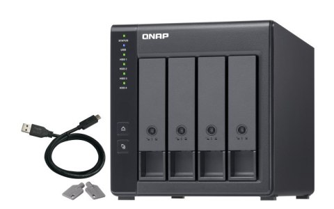 QNAP Qnap TR-004 Expansion unit ,Tower, 4x 3.5" SATA HDD, USB 3.0 type-C hardware RAID external enclosure (USB-C to USB-A cable inclu QNAP Qnap TR-004 Expansion unit ,Tower, 4x 3.5" SATA HDD, USB 3.0 type-C hardware RAID external enclosure (USB-C to USB-A cable inclu