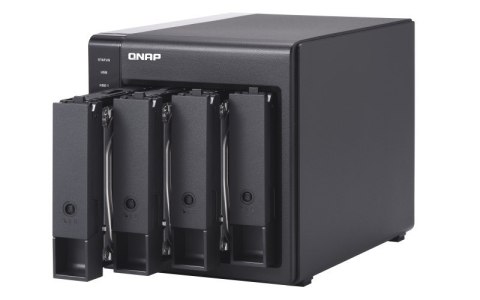 QNAP Qnap TR-004 Expansion unit ,Tower, 4x 3.5" SATA HDD, USB 3.0 type-C hardware RAID external enclosure (USB-C to USB-A cable inclu QNAP Qnap TR-004 Expansion unit ,Tower, 4x 3.5" SATA HDD, USB 3.0 type-C hardware RAID external enclosure (USB-C to USB-A cable inclu