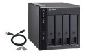 QNAP Qnap TR-004 Expansion unit ,Tower, 4x 3.5" SATA HDD, USB 3.0 type-C hardware RAID external enclosure (USB-C to USB-A cable inclu
