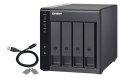 QNAP Qnap TR-004 Expansion unit ,Tower, 4x 3.5" SATA HDD, USB 3.0 type-C hardware RAID external enclosure (USB-C to USB-A cable inclu