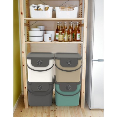 Rotho Rotho Pojemnik do segregacji odpadów 40L ALBULA cappuccino Rotho Rotho Pojemnik do segregacji odpadów 40L ALBULA cappuccino
