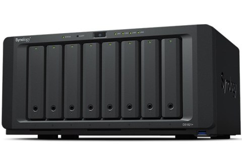 Synology NAS Synology DS1821+; Tower; 8x (3.5"/2.5" SATA HDD/SSD); AMD Ryzen V1500B;,4 GB DDR4 (max. 32GB),4 x 1GbE RJ-45 Synology NAS Synology DS1821+; Tower; 8x (3.5"/2.5" SATA HDD/SSD); AMD Ryzen V1500B;,4 GB DDR4 (max. 32GB),4 x 1GbE RJ-45