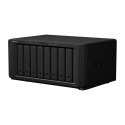 Synology NAS Synology DS1821+; Tower; 8x (3.5"/2.5" SATA HDD/SSD); AMD Ryzen V1500B;,4 GB DDR4 (max. 32GB),4 x 1GbE RJ-45