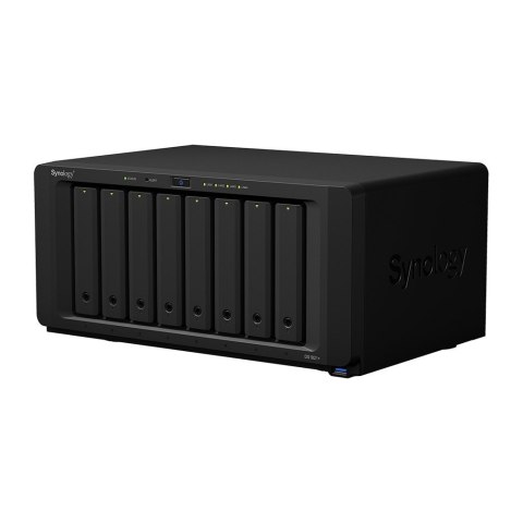 Synology NAS Synology DS1821+; Tower; 8x (3.5"/2.5" SATA HDD/SSD); AMD Ryzen V1500B;,4 GB DDR4 (max. 32GB),4 x 1GbE RJ-45 Synology NAS Synology DS1821+; Tower; 8x (3.5"/2.5" SATA HDD/SSD); AMD Ryzen V1500B;,4 GB DDR4 (max. 32GB),4 x 1GbE RJ-45