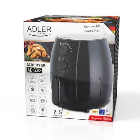 Adler Frytkownica beztłuszczowa ADLER AD 6312 Adler Frytkownica beztłuszczowa ADLER AD 6312
