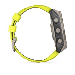 Garmin Zegarek sportowy Garmin Fenix 8 Solar Sapphire Titanium Amp 51 mm Yellow/Graphite
