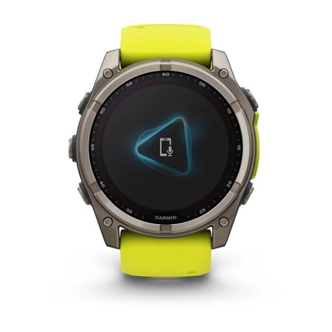 Garmin Zegarek Garmin Fenix 8 Solar Sapphire Titanium Amp Yellow/Graphite Garmin Zegarek Garmin Fenix 8 Solar Sapphire Titanium Amp Yellow/Graphite