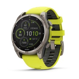 Garmin Zegarek sportowy Garmin Fenix 8 Solar Sapphire AMOLED 47mm Tytanowy