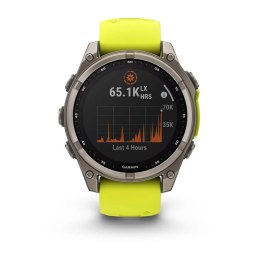 Garmin Zegarek sportowy Garmin Fenix 8 Solar Sapphire AMOLED 47mm Tytanowy