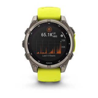 Garmin Zegarek Garmin Fenix 8 Solar Sapphire Żółty