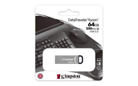 Kingston KINGSTON FLASH Kyson 64GB USB3.2 Gen 1 Kingston KINGSTON FLASH Kyson 64GB USB3.2 Gen 1