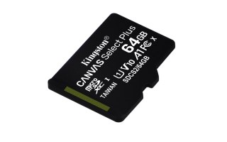 Kingston Karta pamięci Kingston Canvas Select Plus SDCS2/64GBSP (64GB; Class 10, Class A1; Karta pamięci)