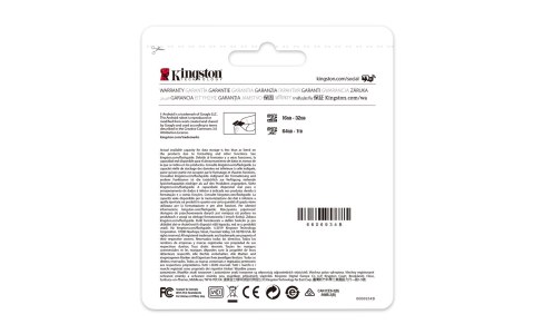 Kingston Karta pamięci Kingston Canvas Select Plus SDCS2/64GBSP (64GB; Class 10, Class A1; Karta pamięci) Kingston Karta pamięci Kingston Canvas Select Plus SDCS2/64GBSP (64GB; Class 10, Class A1; Karta pamięci)