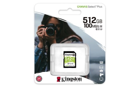 Kingston Karta pamięci Kingston Canvas Select Plus SDS2/512GB (512GB; Class U3, V30; Karta pamięci) Kingston Karta pamięci Kingston Canvas Select Plus SDS2/512GB (512GB; Class U3, V30; Karta pamięci)