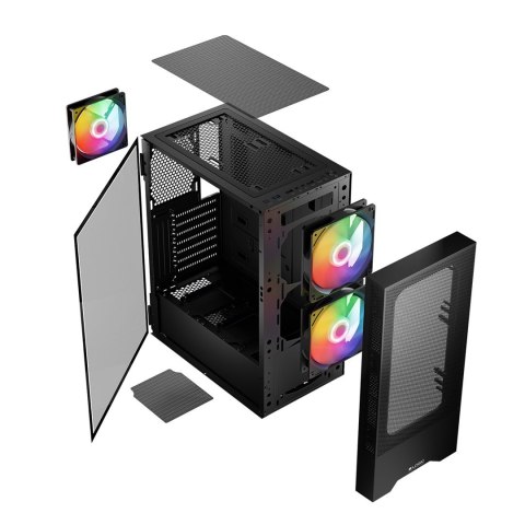 LOGIC LOGIC OBUDOWA ARYA ARGB MIDI USB 3.0 BLACK LOGIC LOGIC OBUDOWA ARYA ARGB MIDI USB 3.0 BLACK