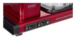 MOCCAMASTER Moccamaster KBG Select metallic red ekspres przelew