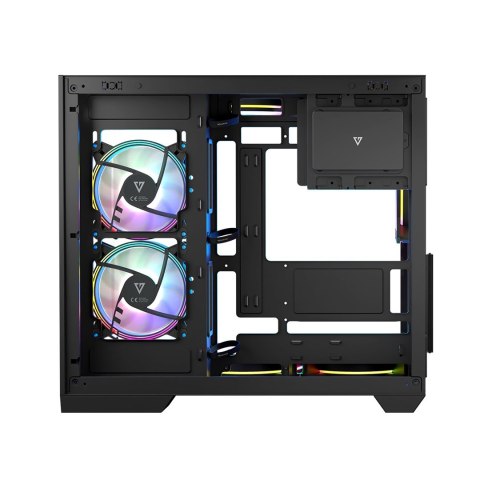 MODECOM MODECOM OBUDOWA VOLCANO PANORAMA APEX ARGB 7F MIDI BLACK