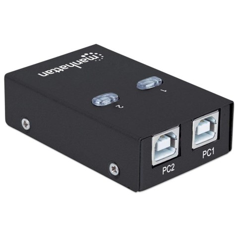 Manhattan MANHATTAN AUTOMATYCZNY PRZEŁĄCZNIK USB 2.0 2/1 MAN Manhattan MANHATTAN AUTOMATYCZNY PRZEŁĄCZNIK USB 2.0 2/1 MAN