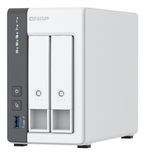 QNAP Qnap TS-216G, Tower, 2 x 2.5"/3.5" SATA, ARM 2.0GHz Quad core, 4GB, 1 x 2.5GbE + 1 x GbE, External adapter (PSU) QNAP Qnap TS-216G, Tower, 2 x 2.5"/3.5" SATA, ARM 2.0GHz Quad core, 4GB, 1 x 2.5GbE + 1 x GbE, External adapter (PSU)