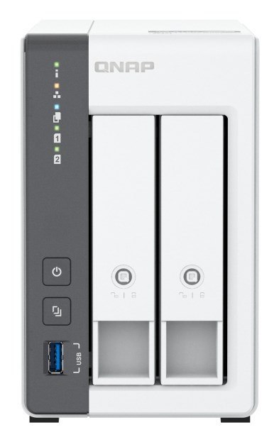 QNAP Qnap TS-216G, Tower, 2 x 2.5"/3.5" SATA, ARM 2.0GHz Quad core, 4GB, 1 x 2.5GbE + 1 x GbE, External adapter (PSU) QNAP Qnap TS-216G, Tower, 2 x 2.5"/3.5" SATA, ARM 2.0GHz Quad core, 4GB, 1 x 2.5GbE + 1 x GbE, External adapter (PSU)