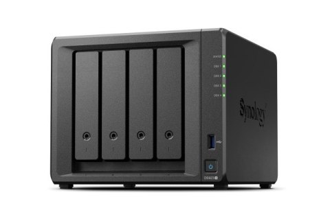 Synology NAS Synology DS923+; Tower; 4x (3.5" SATA HDD); AMD Ryzen R1600; 4 GB DDR4 ECC SODIMM (max. 32GB), 2x 1GbE RJ-45 Synology NAS Synology DS923+; Tower; 4x (3.5" SATA HDD); AMD Ryzen R1600; 4 GB DDR4 ECC SODIMM (max. 32GB), 2x 1GbE RJ-45