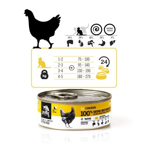3Coty CHICKEN for Kittens 80g 3Coty CHICKEN for Kittens 80g
