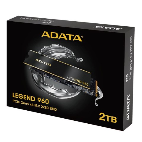 ADATA Dysk SSD ADATA LEGEND 960 2TB M.2 2280 PCIe Gen3x4 ADATA Dysk SSD ADATA LEGEND 960 2TB M.2 2280 PCIe Gen3x4