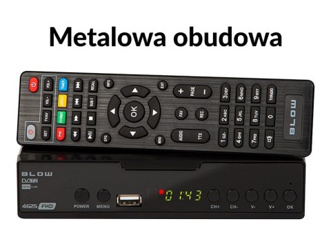 BLOW BLOW DEKODER TUNER DVB-T2 BLOW 4625FHD H.265 V2 BLOW BLOW DEKODER TUNER DVB-T2 BLOW 4625FHD H.265 V2