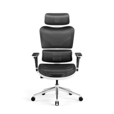 DIABLO CHAIRS Fotel gamingowy DIABLO V-COMMANDER fotel biało-czarny DIABLO CHAIRS Fotel gamingowy DIABLO V-COMMANDER fotel biało-czarny