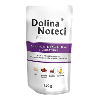 DOLINA NOTECI DOLINA NOTECI Premium bogata w królika z żurawiną - mokra karma dla psa - 150g