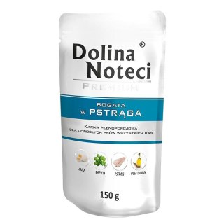 DOLINA NOTECI DOLINA NOTECI Premium bogata w pstrąga - mokra karma dla psa - 150g