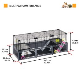 FERPLAST FERPLAST Multipla Hamster Large 107,5x37,5x H 42cm