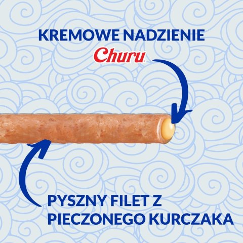 INABA INABA Churu Rolls Tuńczyk z przegrzebkami - przysmak dla kota - 4x10 g INABA INABA Churu Rolls Tuńczyk z przegrzebkami - przysmak dla kota - 4x10 g
