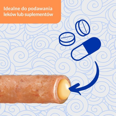 INABA INABA Churu Rolls Tuńczyk z przegrzebkami - przysmak dla kota - 4x10 g INABA INABA Churu Rolls Tuńczyk z przegrzebkami - przysmak dla kota - 4x10 g