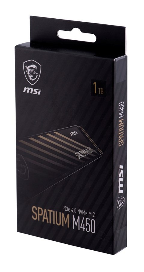 MSI Dysk SSD MSI SPATIUM M450 PCIe 4.0 NVMe M.2 1TB V1 MSI Dysk SSD MSI SPATIUM M450 PCIe 4.0 NVMe M.2 1TB V1
