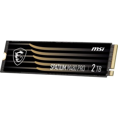 MSI Dysk SSD MSI SPATIUM M480 Pro 2TB PCIe 4.0 NVMe M.2 2280 MSI Dysk SSD MSI SPATIUM M480 Pro 2TB PCIe 4.0 NVMe M.2 2280