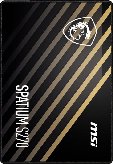 MSI Dysk SSD MSI SPATIUM S270 SATA 2.5" 480GB MSI Dysk SSD MSI SPATIUM S270 SATA 2.5" 480GB