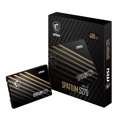 MSI Dysk SSD MSI SPATIUM S270 SATA 2.5" 480GB MSI Dysk SSD MSI SPATIUM S270 SATA 2.5" 480GB