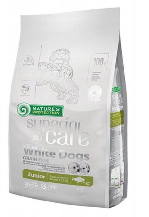 NATURE'S PROTECTION Nature's Protection White Dogs Grain Free Białoryba Junior Small and Mini Breeds 1.5 kg NATURE'S PROTECTION Nature's Protection White Dogs Grain Free Białoryba Junior Small and Mini Breeds 1.5 kg