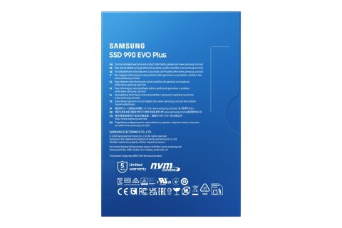 Samsung Dysk SSD Samsung 990 EVO Plus 4TB M.2 PCI-E x4 NVMe 5.0x2 Samsung Dysk SSD Samsung 990 EVO Plus 4TB M.2 PCI-E x4 NVMe 5.0x2
