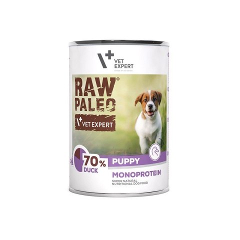 VetExpert VetExpert Raw Paleo Kaczka Puppy Can 400g VetExpert VetExpert Raw Paleo Kaczka Puppy Can 400g